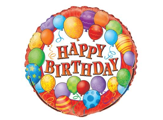 Unique Party 18 Inch Round Birthday Foil Balloon