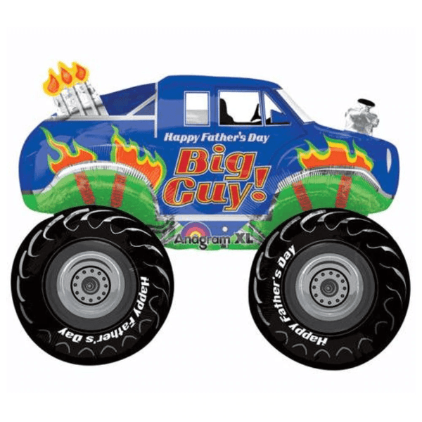 HFD Monster Truck SuperShape Balloon 31 X 23in