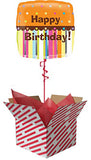 Birthday Stripes and Dots Balloon