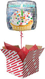 Birthday Cupcake Sprinkles Balloon Delivery