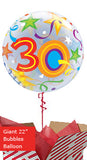 Large 30th Birthday Brilliant Stars Balloon