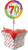 70th Perfection Birthday Balloon Gift