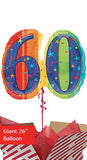 Giant Celebrate 60th Birthday Balloon