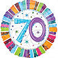 70th Radiant Birthday Balloon Gift