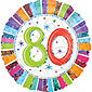 Radiant 80th Birthday Balloon Gift