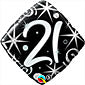 21 Elegant Sparkles Birthday Balloon