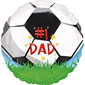 #1 Dad Football Helium Balloon