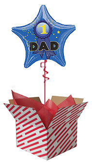 Star #1 Dad Balloon Gift