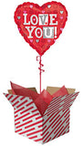 Love You Heart Dots Balloon
