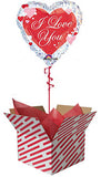I Love You Script With Hearts Balloon