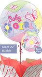 Baby Girl Butterflies Balloon Gift