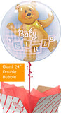 Baby Girl Bear Balloon Gift