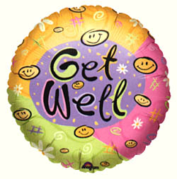 Get Well Happy Faces Balloon
