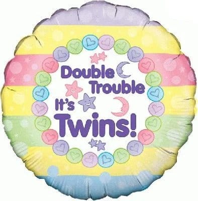 Double Trouble It's Twins Balloon