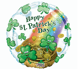 Happy St Patrick's Day 18" Mylar Balloon