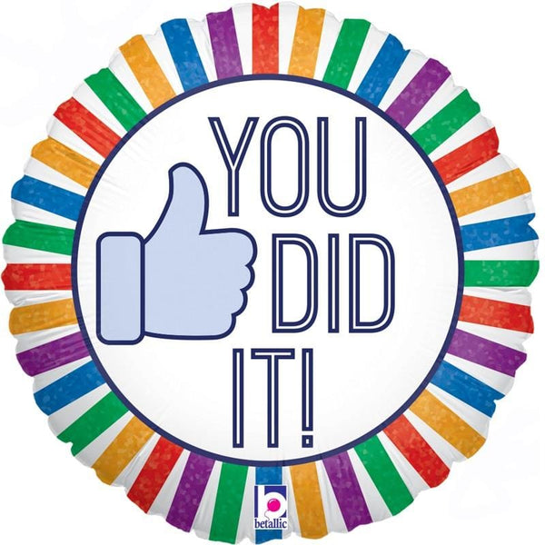 You Did It! Congratulations 18" Foil | Helium Balloon