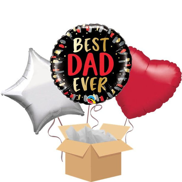 Best Dad Ever Balloon Bouquet - 18" Foil