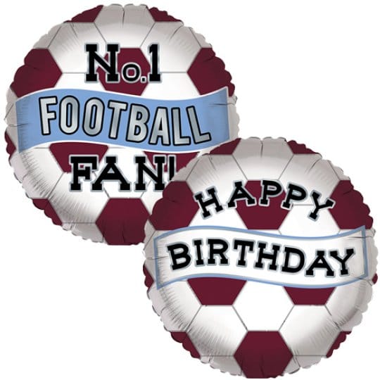 No.1 Aston Villa Football Club Fan Balloon - Claret Blue
