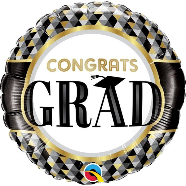 Congrats Grad | Graduation 18" Foil | Helium Balloon