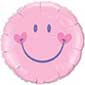 Sweet Smile Face Pink Balloon