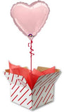 Pink Heart Shaped Helium Balloon