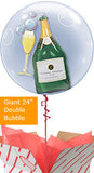 Champagne Bottle Bubble Balloon