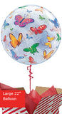 Large Butterflies Bubble Balloon