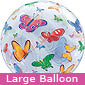Large Butterflies Bubble Balloon
