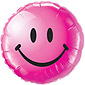 Smiley Face Balloon - Wild Berry