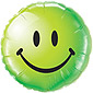 Smiley Face Balloon - Green