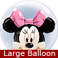 Giant Minnie Mouse Bubble Balloon