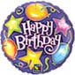 Birthday Stars and Balloons