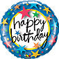 Birthday Colourful Stars Balloon