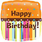 Birthday Stripes and Dots Balloon