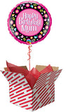 Happy Birthday Mum Pink Balloon Gift