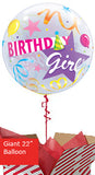 Large Birthday Girl Party Hat Balloon
