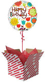 Cheery Flowers Birthday Balloon