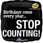Stop Counting! Birthday Balloon