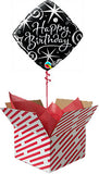 Elegant Sparkles Birthday Balloon