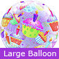 Large Cupcakes Birthday Bubble Balloon