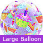 Large Cupcakes Birthday Bubble Balloon