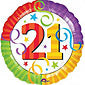 Perfection 21 Birthday Balloon
