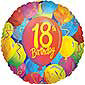 Painted Balloons - 18th Birthday
