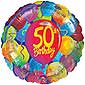 Painted Balloons - 50 Year Old Birthday
