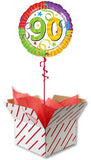 90th Birthday Helium Balloon