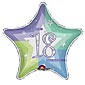18th Birthday Shimmering Star Balloon