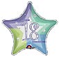 18th Birthday Shimmering Star Balloon