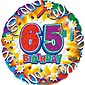 65th Birthday Explosion Balloon - 1 Balloon