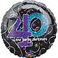 The Party Continues 40th Birthday Balloon