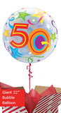 Large 50th Birthday Brilliant Stars Balloon